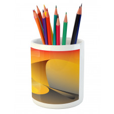 Sand Hills at Desert Hot Sun Pencil Pen Holder