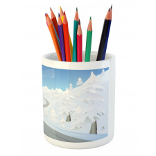 Road into the Mountains Pencil Pen Holder