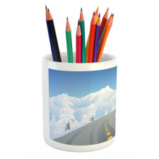 Road into the Mountains Pencil Pen Holder