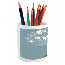 Snowflakes Formation Pencil Pen Holder