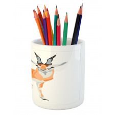 Thomson's Gazelle Cartoon Pencil Pen Holder