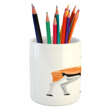 Thomson's Gazelle Cartoon Pencil Pen Holder