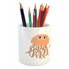 Life is Magnificent Text Pencil Pen Holder