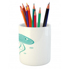 Letter J Cartoon Animal Pencil Pen Holder