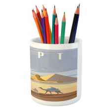 Cleopatra Pyramids Pencil Pen Holder