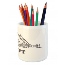 Pyramids Cheops Pencil Pen Holder