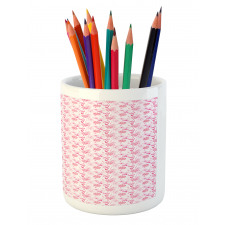 Hearts Dandelions Pencil Pen Holder