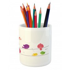 Singing Cartoon Pencil Pen Holder