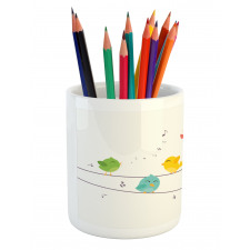 Singing Cartoon Pencil Pen Holder