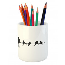 Big Little Avian Art Pencil Pen Holder