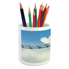 Cartoon Animal Peace Pencil Pen Holder