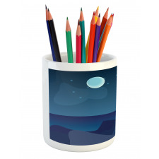 Lighthouse at Night Pencil Pen Holder