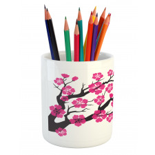 Floral Sakura Tree Pencil Pen Holder