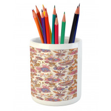 Gentle Spring Love Flora Pencil Pen Holder