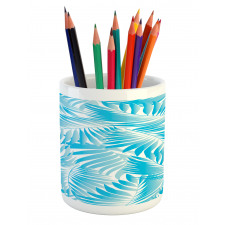 Exotic Miami Palms Pencil Pen Holder