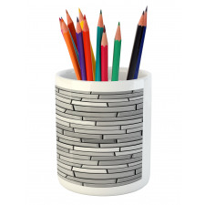 Brick Wall English Style Pencil Pen Holder