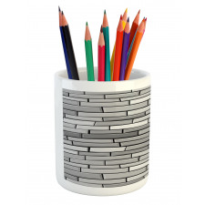 Brick Wall English Style Pencil Pen Holder