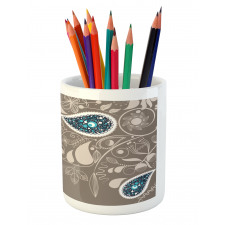 Orienta Swirled Branch Pencil Pen Holder