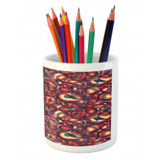 Modern Paisley Pencil Pen Holder