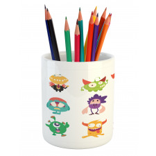 Funny Monsters Cartoon Art Pencil Pen Holder