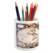 Sun Sky Birds Clouds Pencil Pen Holder