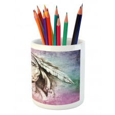 Chief Portrait Pencil Pen Holder