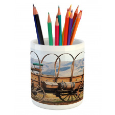 Nostalgic Wild Western Pencil Pen Holder