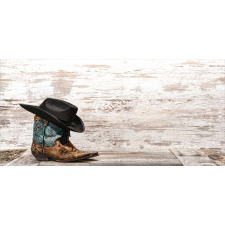 Rodeo Cowboy Grunge Hat Pencil Pen Holder