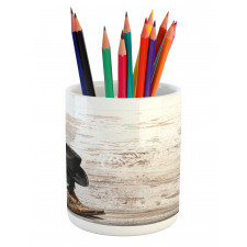 Rodeo Cowboy Grunge Hat Pencil Pen Holder