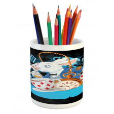 Wonderland Tale Pencil Pen Holder