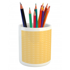 Continuing Vertical Motifs Pencil Pen Holder