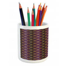 Dots Strokes and Flourishes Pencil Pen Holder