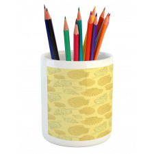 Underwater Mollusk Art Pencil Pen Holder