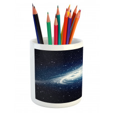 Milky Way Galaxy Space Pencil Pen Holder