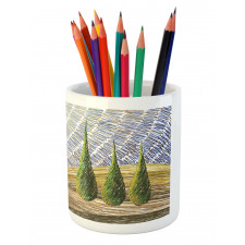 Rural Fields Europe Pencil Pen Holder