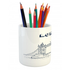 Europe Big Ben Landmark Pencil Pen Holder