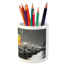 Big Ben Bridge Night Pencil Pen Holder