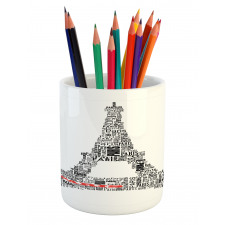 Paris France Tour Pencil Pen Holder