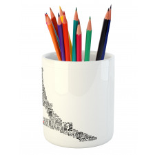 Paris France Tour Pencil Pen Holder