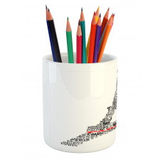 Paris France Tour Pencil Pen Holder