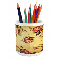 Victorian Style Pattern Pencil Pen Holder