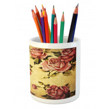 Victorian Style Pattern Pencil Pen Holder