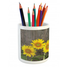 Helianthus Sunflowers Pencil Pen Holder