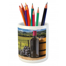 Vineyard Tuscany Grape Pencil Pen Holder