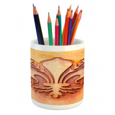 Floral Royal France Pencil Pen Holder