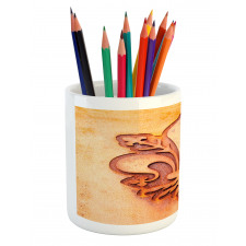 Floral Royal France Pencil Pen Holder