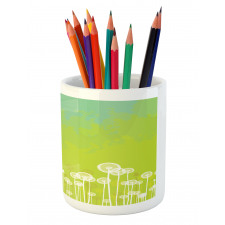 Wild Dandelion Blossoms Pencil Pen Holder