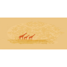 Retro Safari Giraffes Pencil Pen Holder