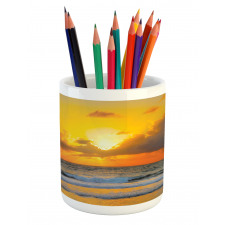 Sunset Beach in Brazil City Pencil Pen Holder