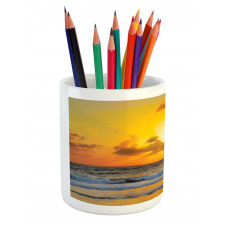 Sunset Beach in Brazil City Pencil Pen Holder